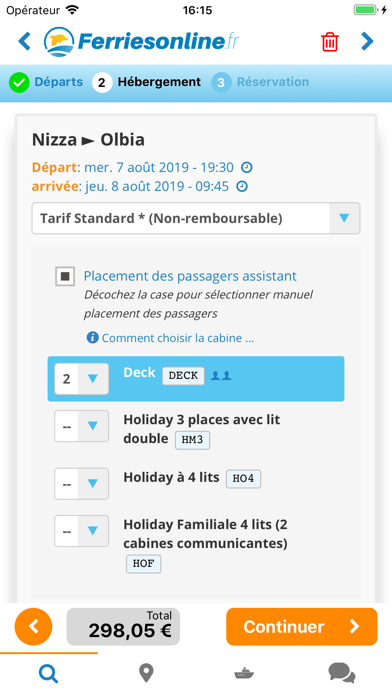 Screenshot #3 pour Ferries on line