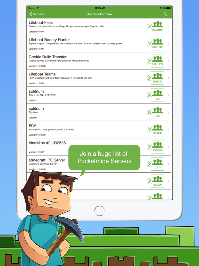 Multiplayer for Minecraft PE