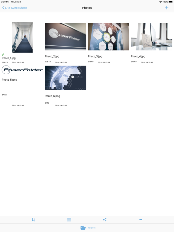 LRZ Sync and Share iPad screenshot 5 - Productivity app