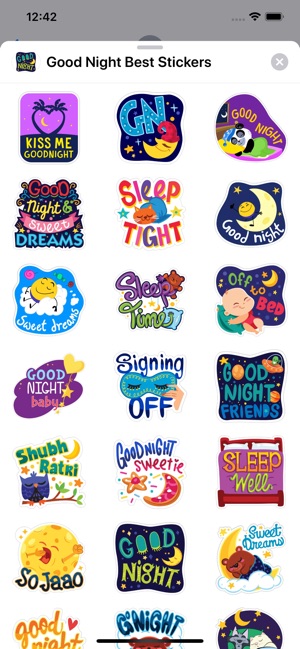 Good Night Best Stickers(圖3)-速報App