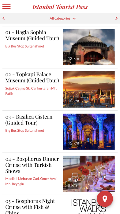 Istanbul Tourist Pass Screenshot