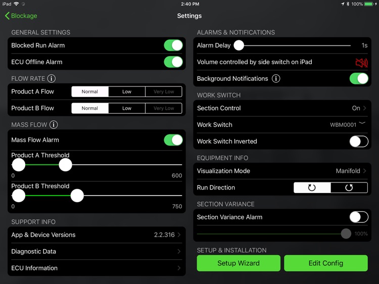 Recon Blockage Monitor