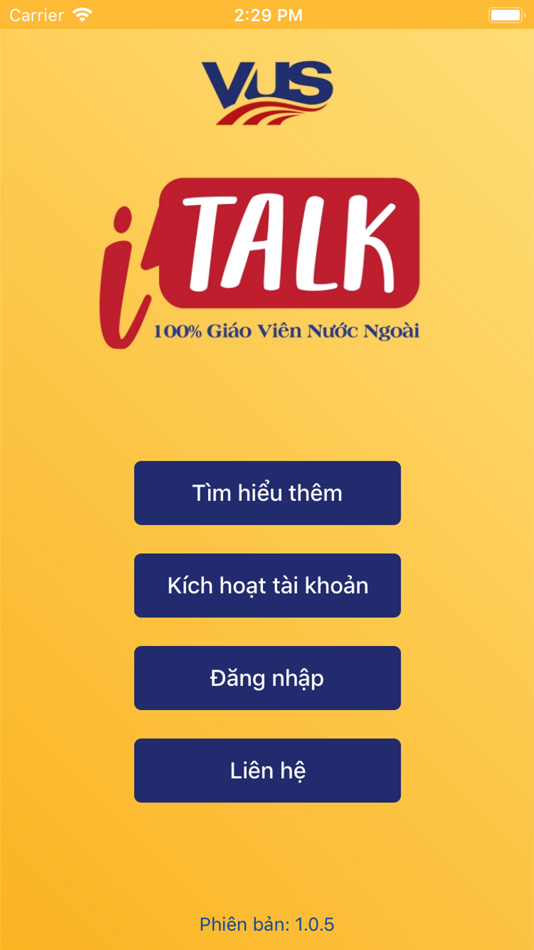 iTalk - Đăng Ký Học - 1.1.32 - (iOS)