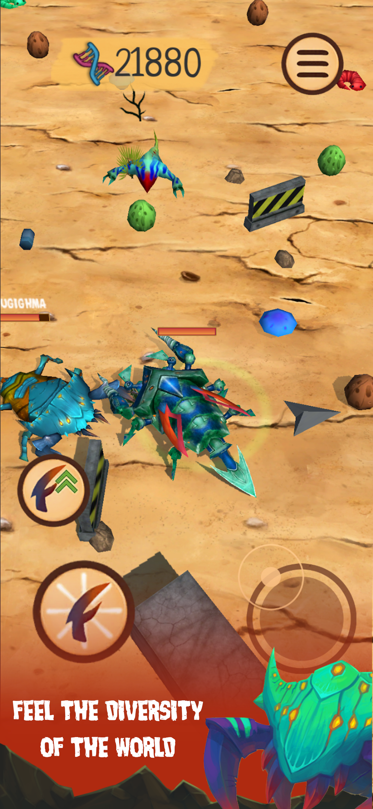 Spore Monsters.io Pitfall Crab
