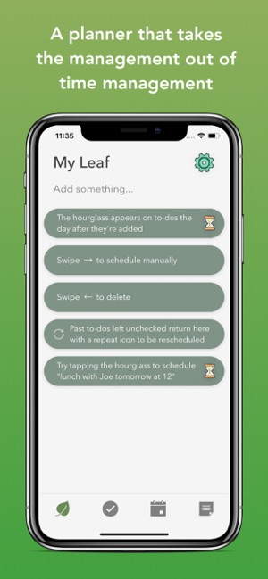 Leaf: stress-free productivity