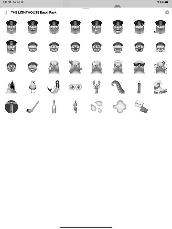 THE LIGHTHOUSE Emoji Pack iPad screenshot 1 - Stickers app