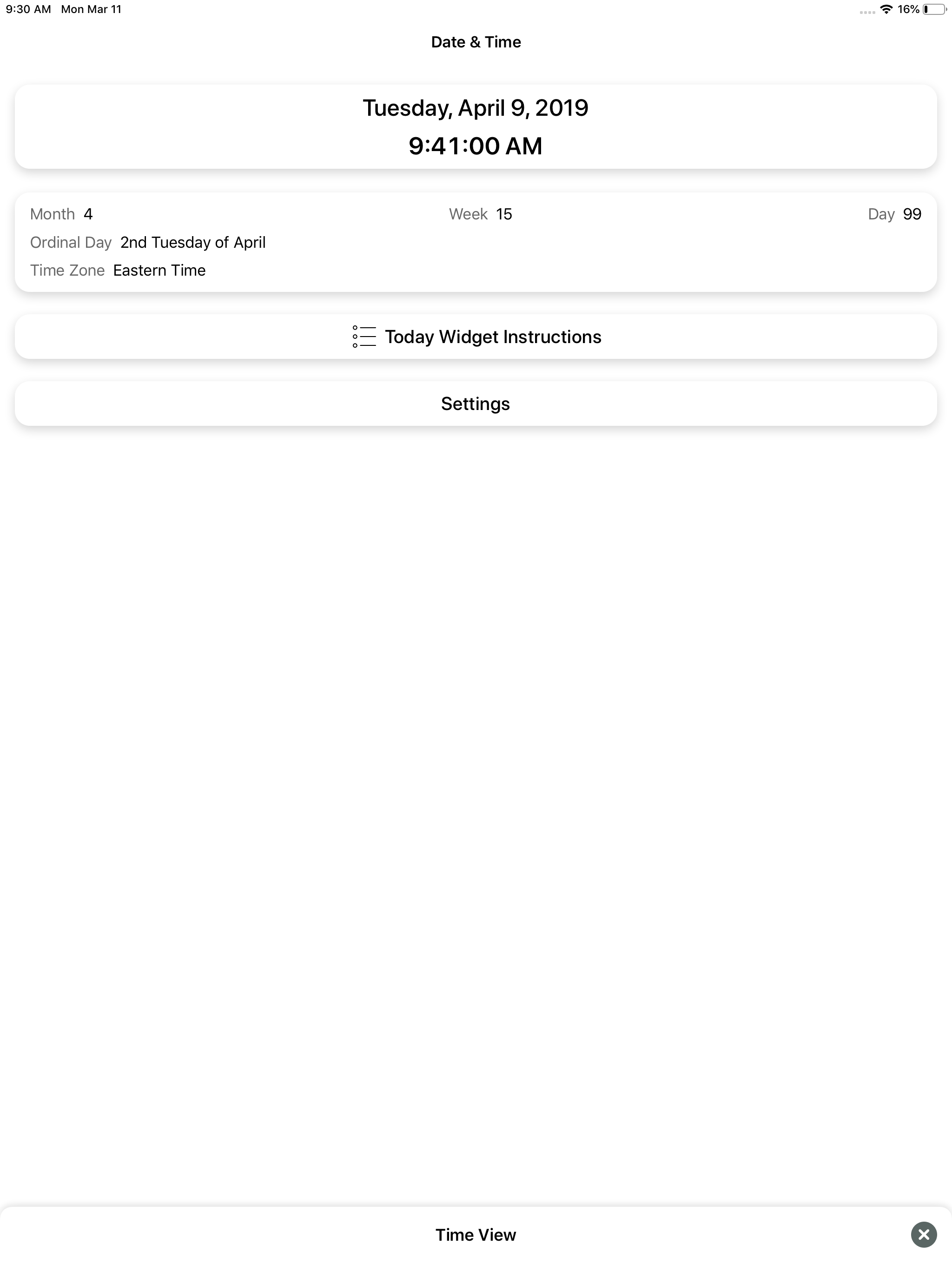 Date & Time Widget screenshot 6