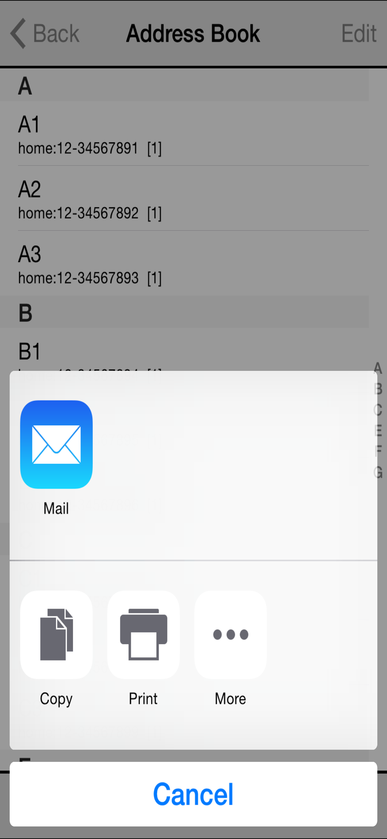 Lite Multi Address Books