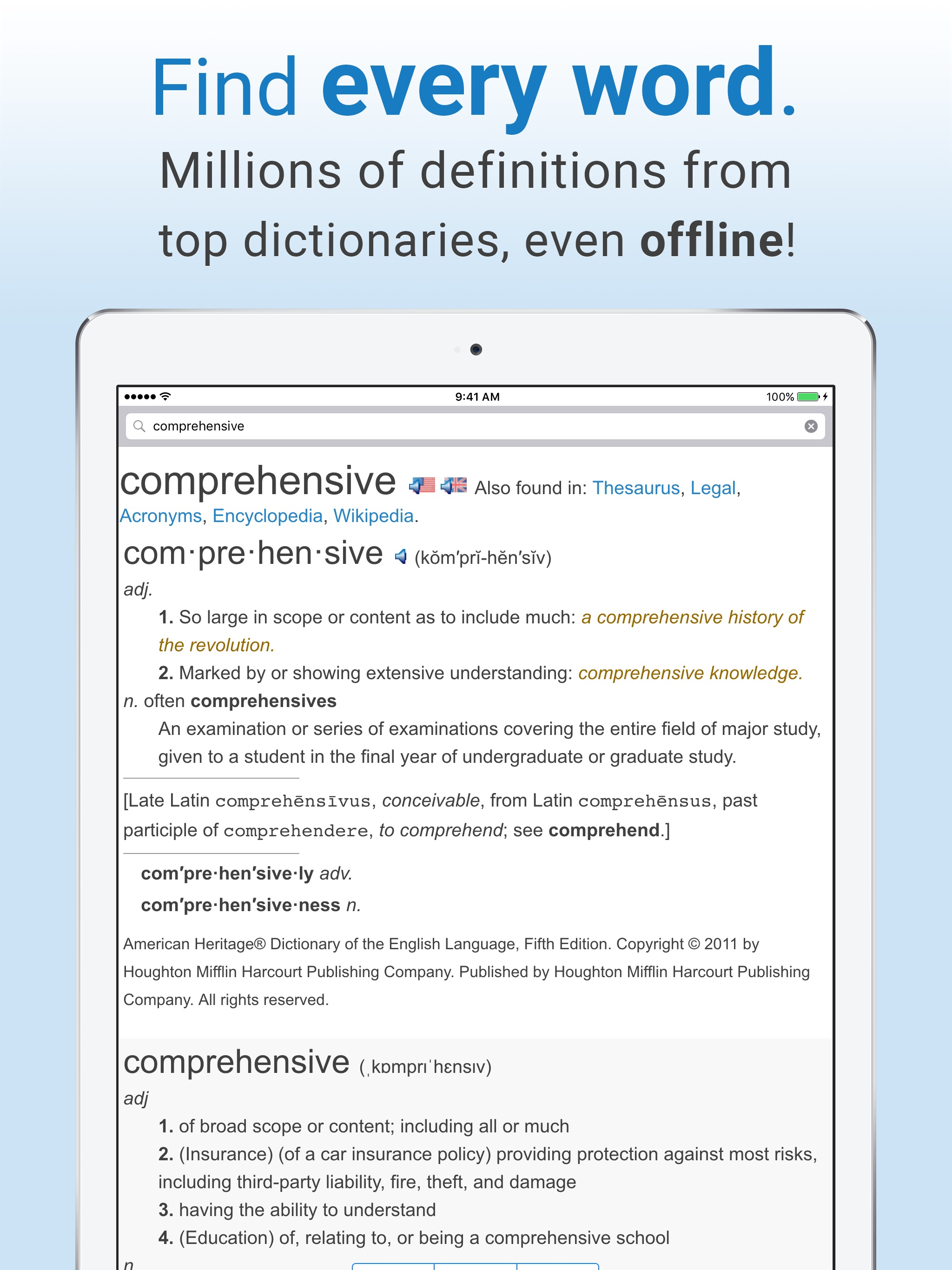 Dictionary.