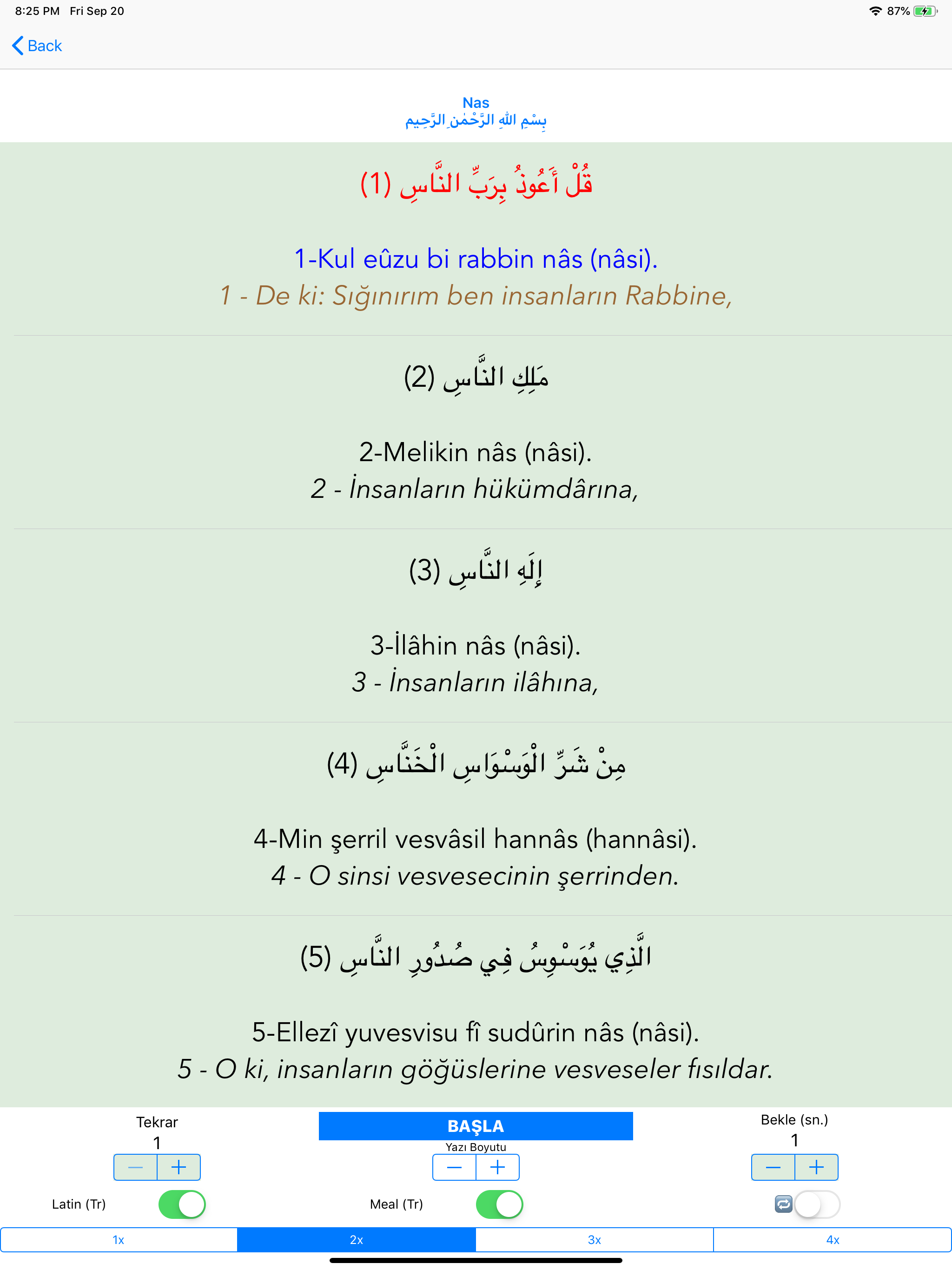 Namaz Sure ve Duaları Ezberle screenshot 7