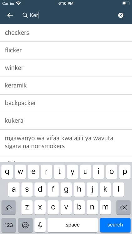 Korean Swahili Dictionary screenshot-6