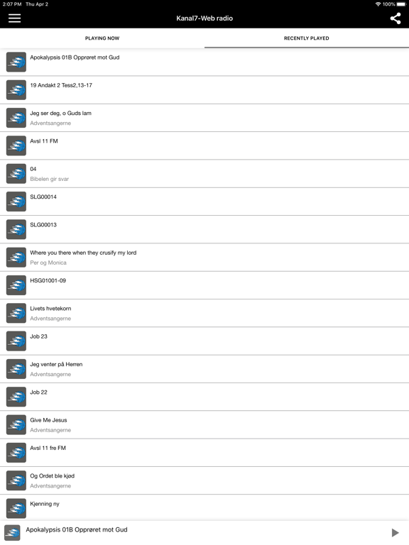 Screenshot #5 pour Kanal7-Web radio