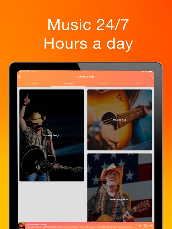 Screenshot #6 pour Country Songs - Country Music