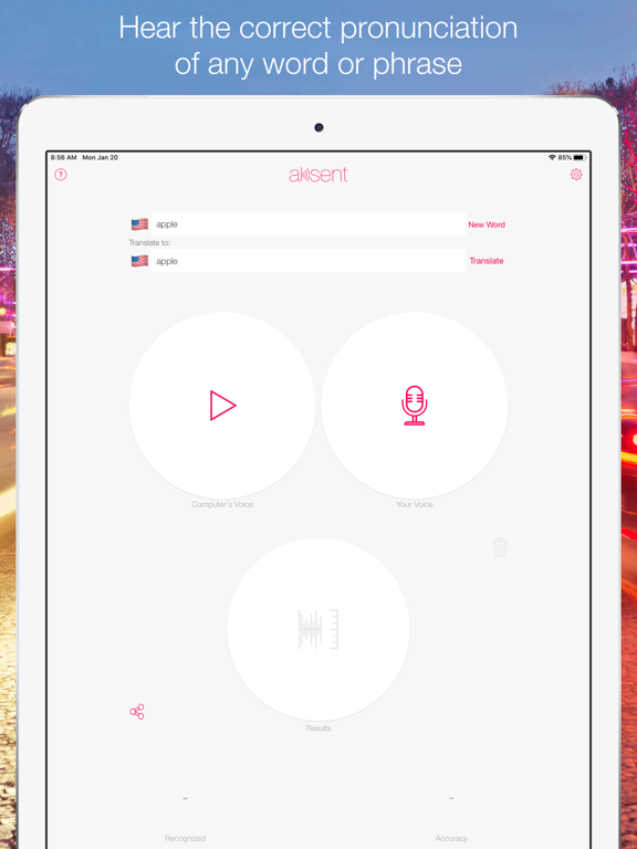 Screenshot #4 pour Aksent: Pronunciation Helper