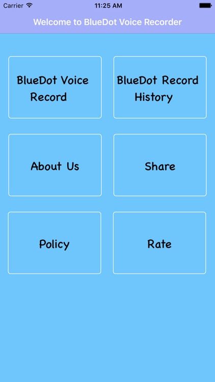 BlueDot Voice Recorder