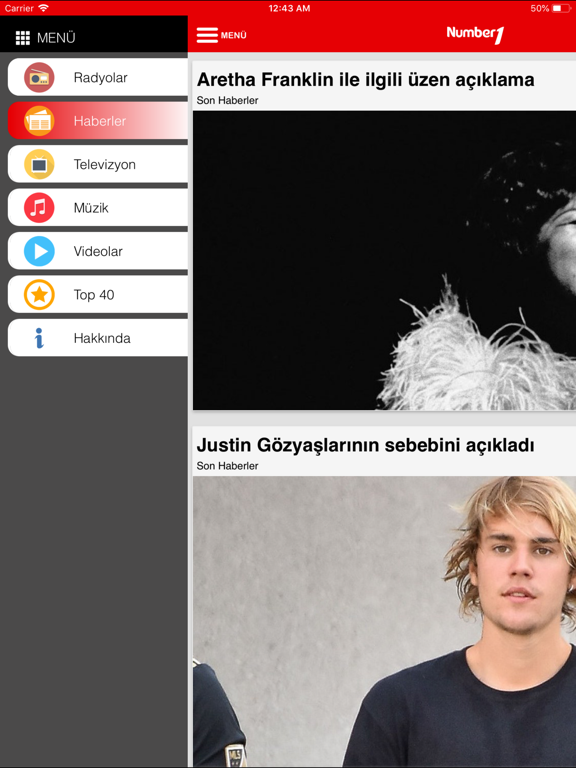 NR1 iPad screenshot 2 - Music app