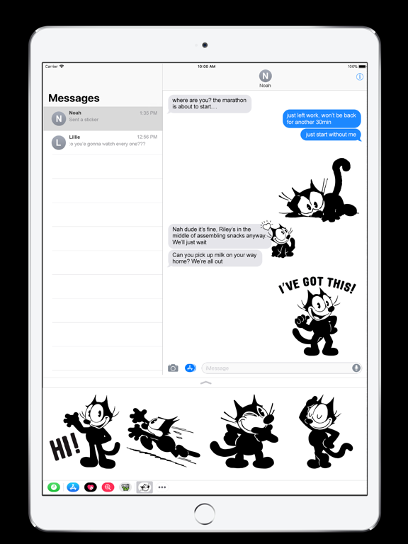 Screenshot #5 pour Felix the Cat Classic Stickers