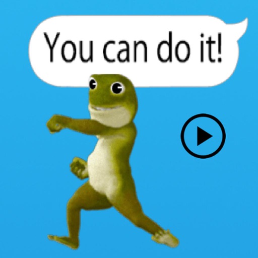 Animated Dancing Frog Chating icon