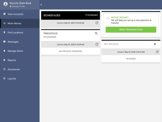 Security State Bank Scott City iPad screenshot 3 - Finance app