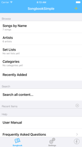 Songbook Simple screenshot