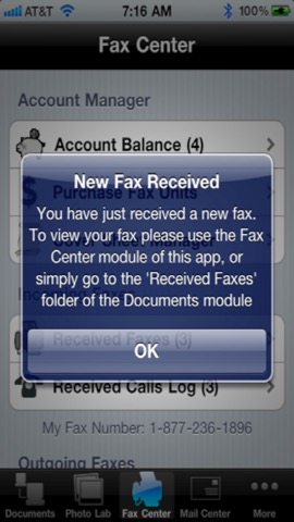 Faxing for iPhoneのおすすめ画像1