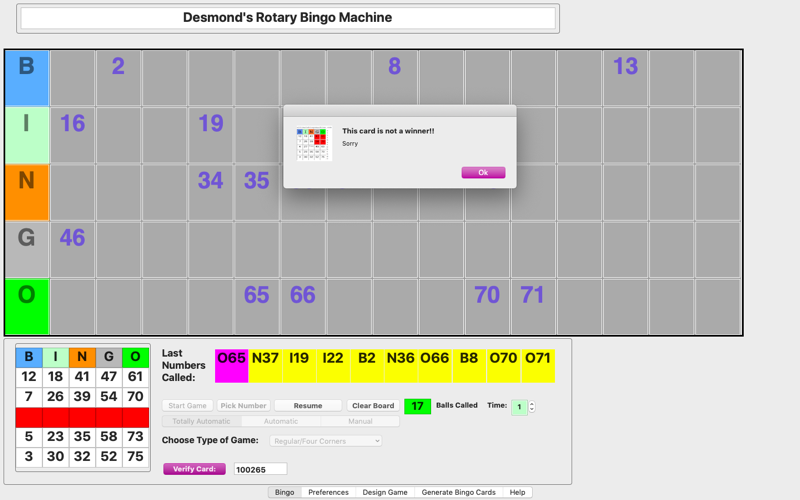 UltimateBingo90Machine screenshot 3