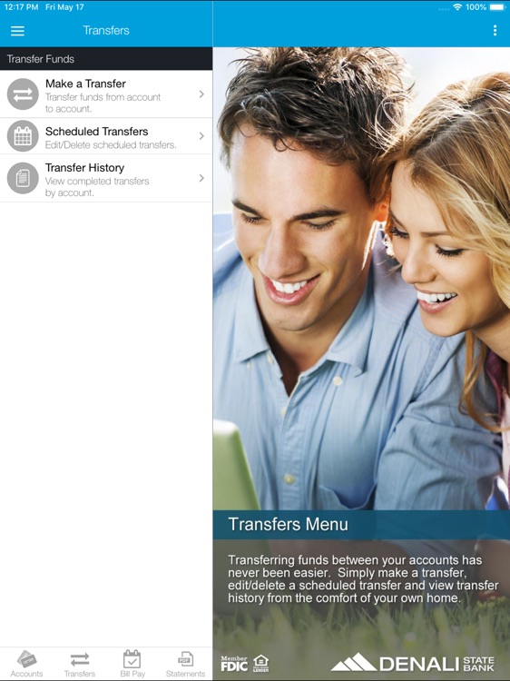 Denali State Bank App for iPad screenshot-3