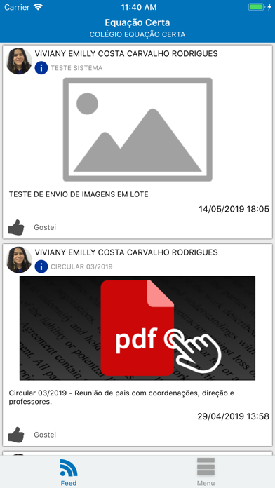 Equação Certa Screenshot