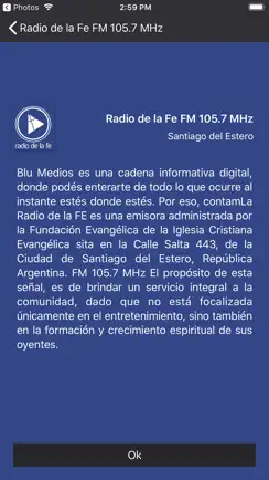 Radio de la Fe FM 105.7 MHz iPhone image 3