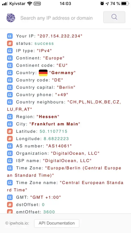 IP Geolocation