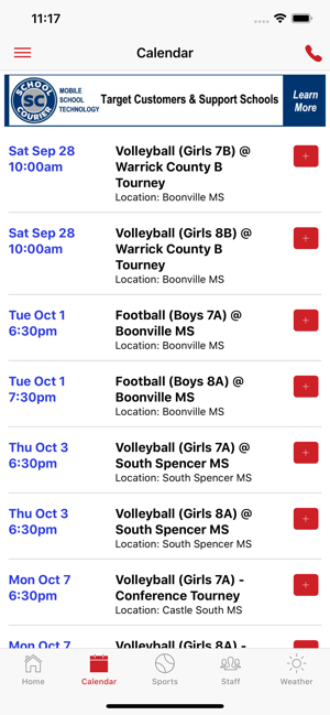 Castle South Middle Athletics(圖3)-速報App