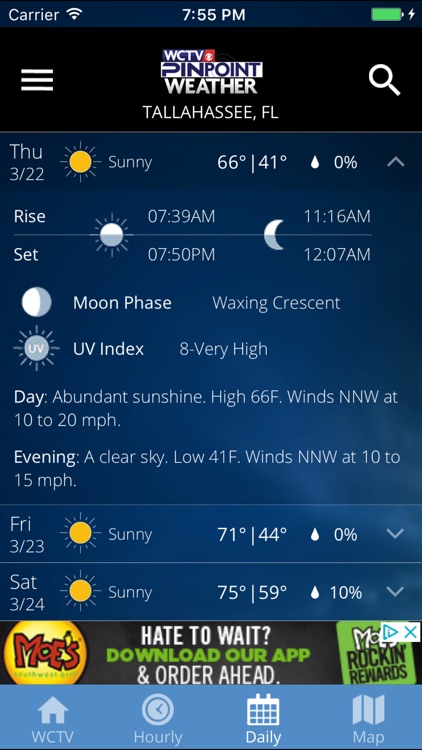 WCTV Pinpoint Weather screenshot-3