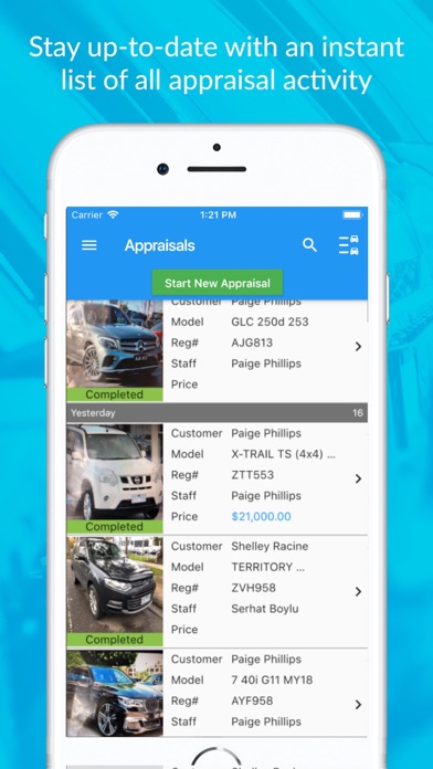 Dealer Drive Appraisals Screenshot