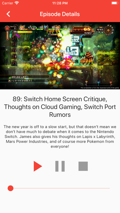 Dispatch Podcast app screenshot 2