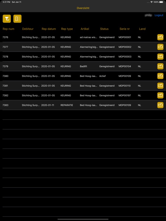 Promesse Reparatie App