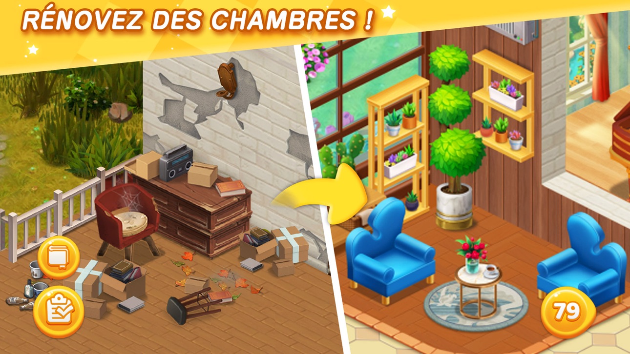 Dream Home Match：Design House Hack screenshot 1 - iOS game interface