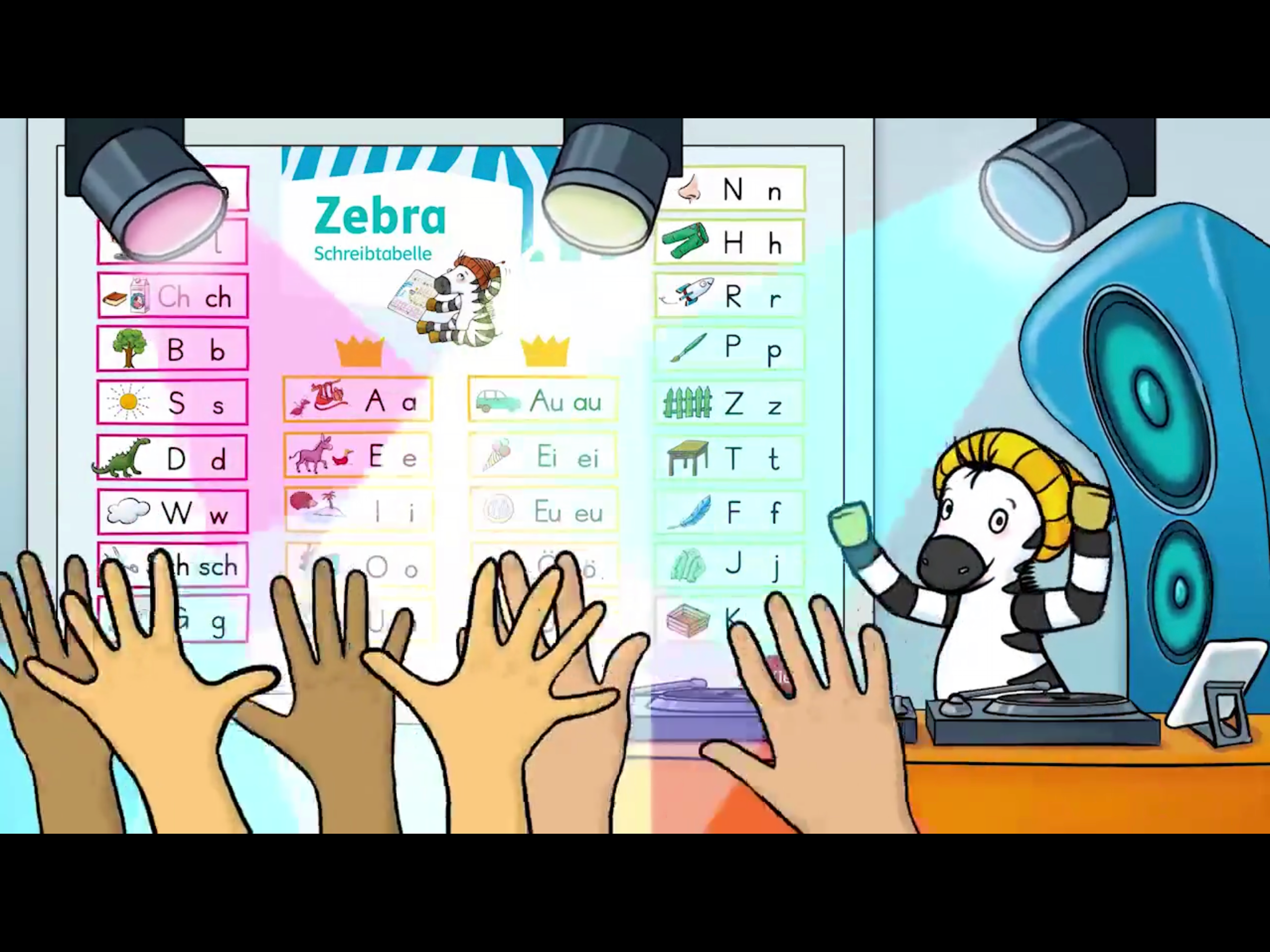 Wörter schreiben 1 mit Zebra