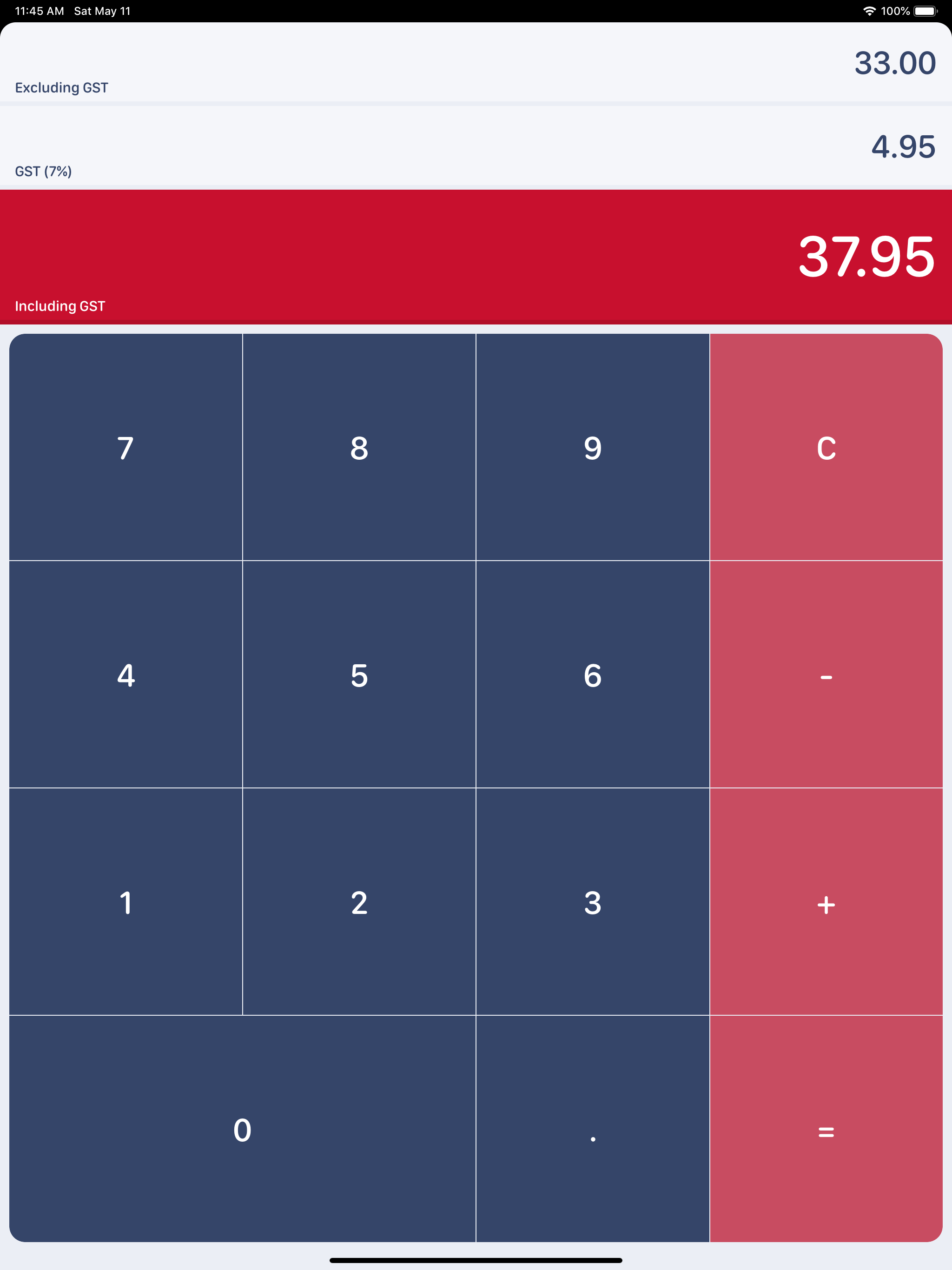 Singaporean GST Calculator screenshot 7