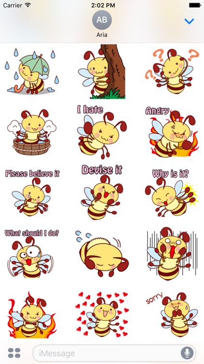 Honey Bee BeeMoji Sticker