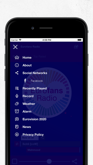 Eurofans Radio Screenshot