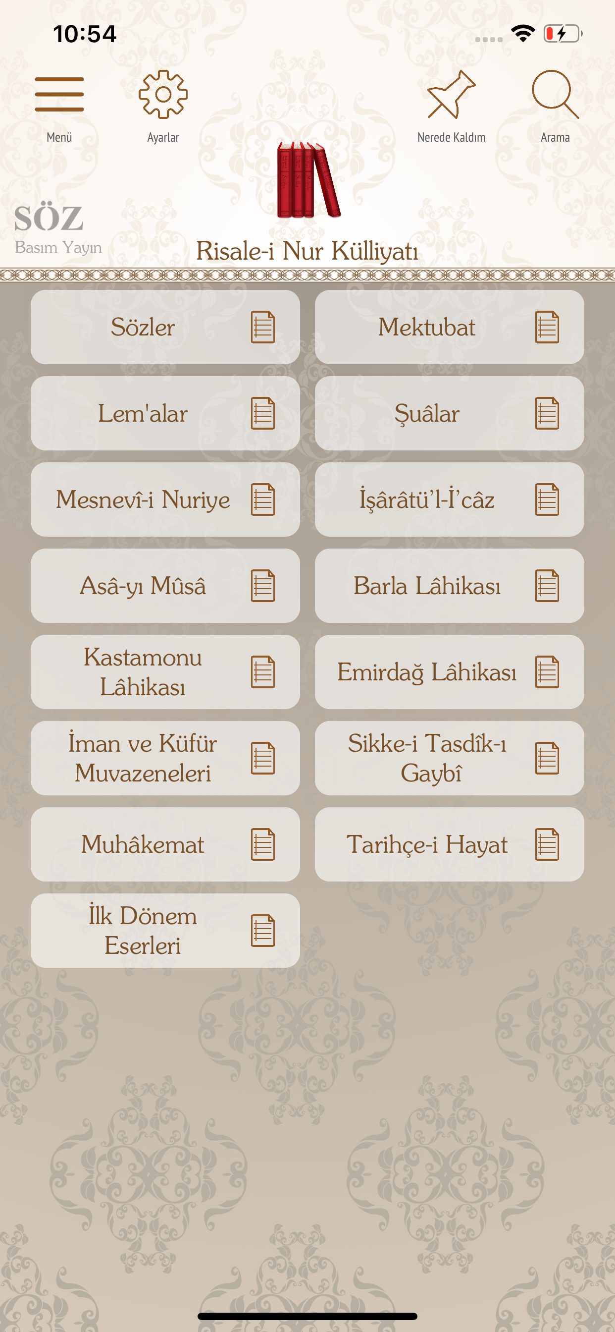 Risale-i Nur Külliyatı - SÖZ