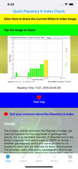 Game screenshot Planetary-K-Index apk