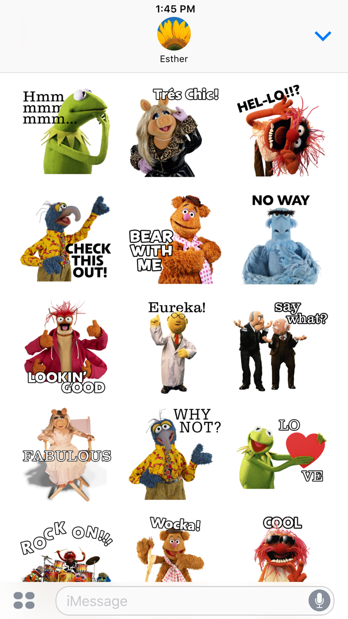 Disney Stickers Muppets