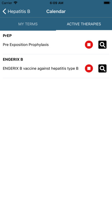 PrEP iPhone screenshot