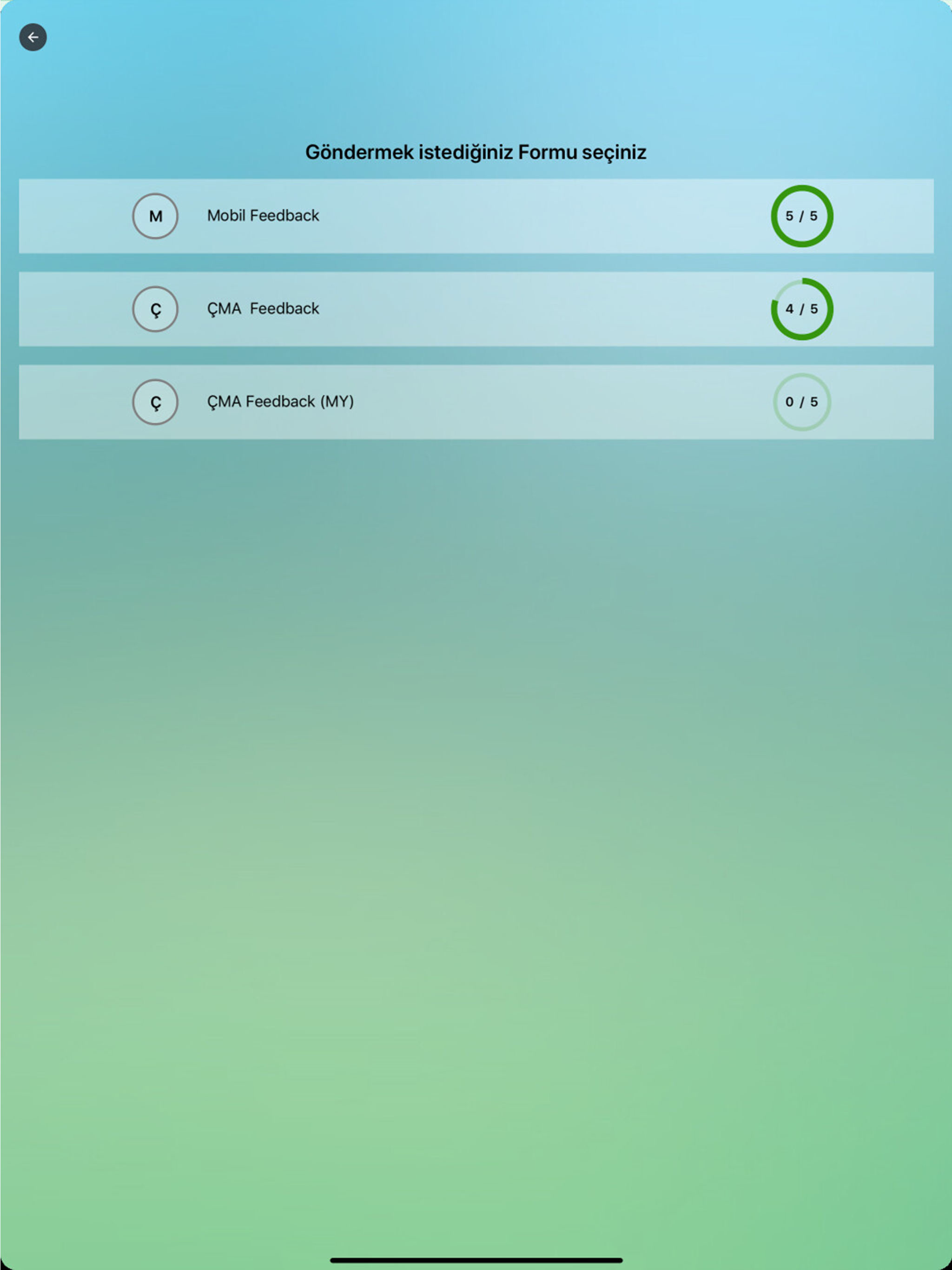 Feed-back App screenshot 15