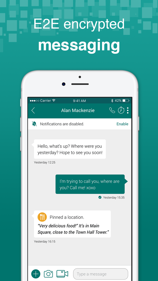 #2. Crypty - Secure communications (iOS) By: Crypty s.r.l.
