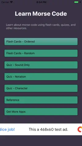 Game screenshot Morse Code Flashcards+Quizzes mod apk