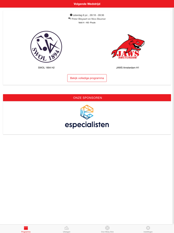 Screenshot #4 pour Moby Dick Waterpolotoernooi