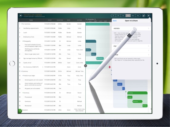 Screenshot #6 pour Agenda Plan - on Gantt Chart