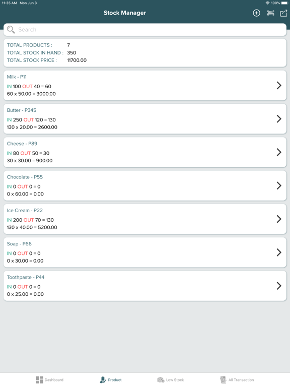 Screenshot #5 pour Simple Stock Manager